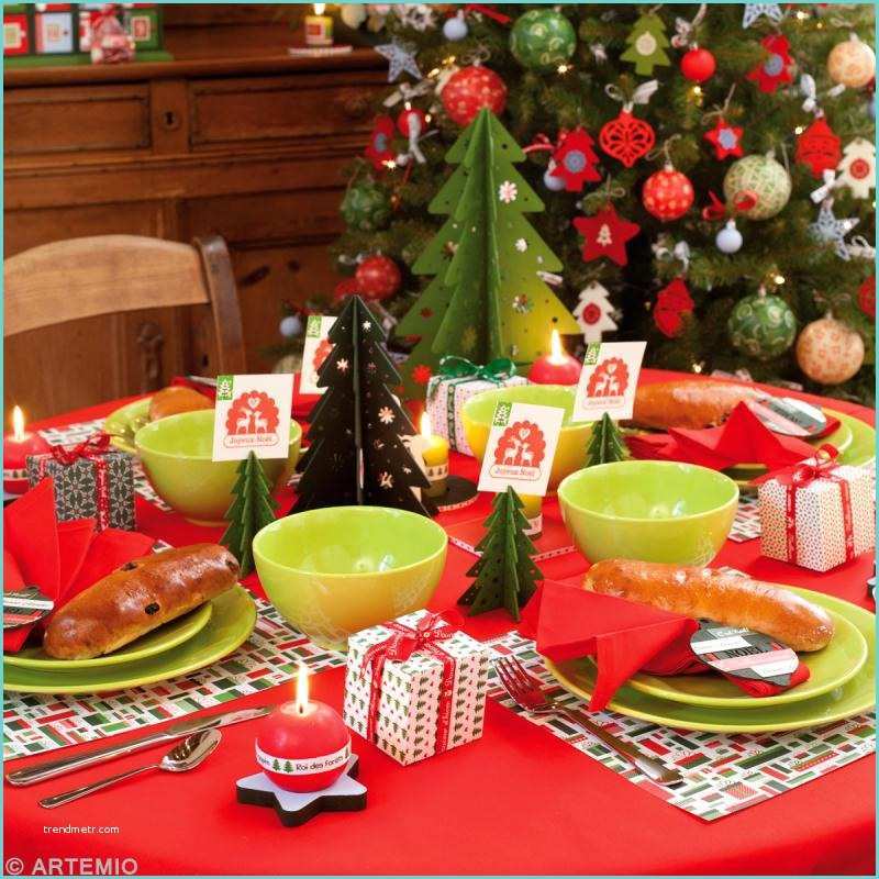Table De Noel Rouge Et Vert Décoration De Table De Noël Rouge Et Vert Idées Et