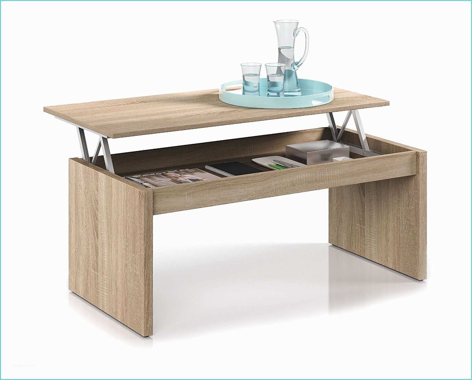 Table De Salon Qui Se Releve Fabulous Habitdesign F Table Basse Chne Naturel Avec