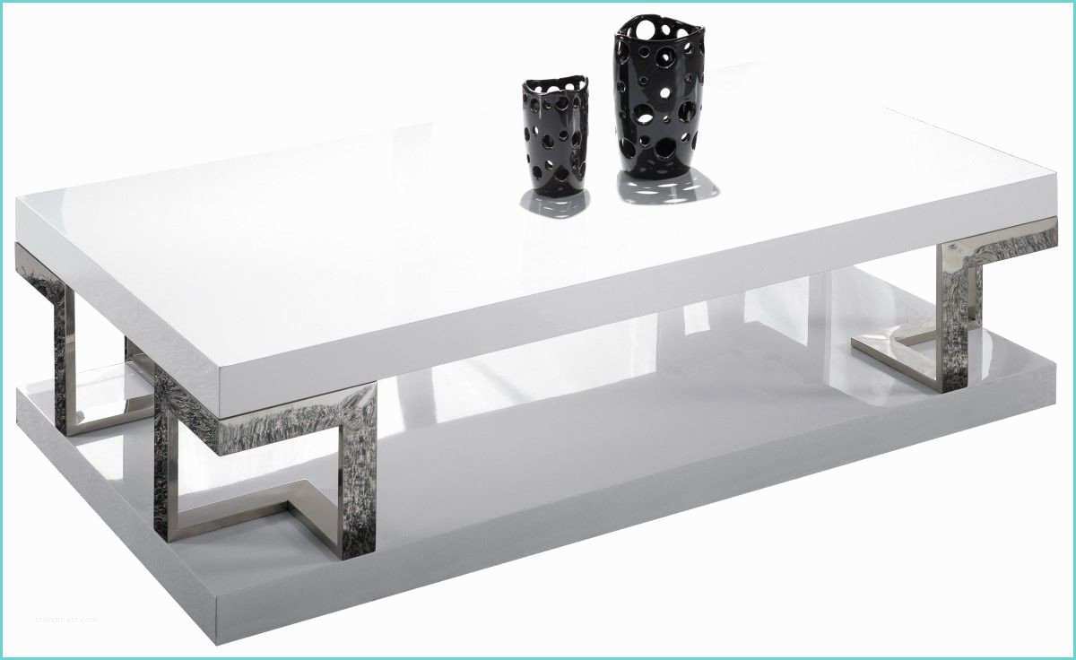 Table De Salon Table Basse De Salon Blanc Laque Design – Ezooq