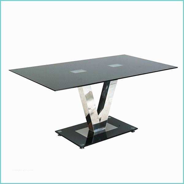 Table En Verre Avec Pied Central Table Design Extensible Pied Central