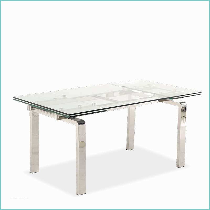 Table En Verre but Table Design En Verre Extensible Tanina