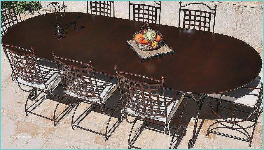 Table Et Chaise De Jardin En Fer forg Table Bois Et Fer forge Pour Decoration Cuisine Moderne