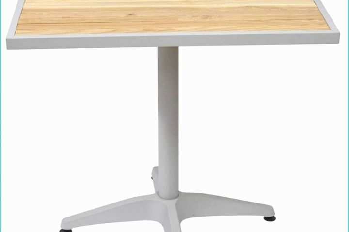 Table Et Chaise De Terrasse Table Et Chaises Terrasse Carrée Aluminium Et Bois