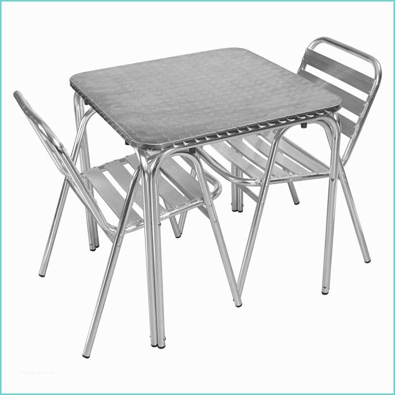 Table Et Chaise De Terrasse Table Terrasse Aluminium Et 2 Chaises