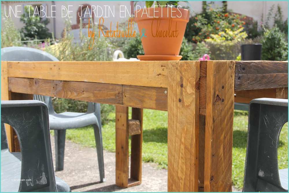 Table Jardin En Palette Bois Hard’éco 1 Fabriquer Une Table De Jardin En Palettes