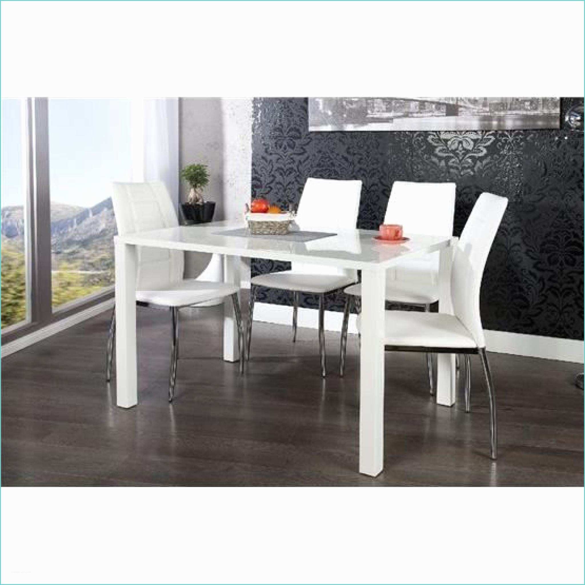 Table Manger Design Table à Manger Design Lasya Blanc 120x80 Achat Vente