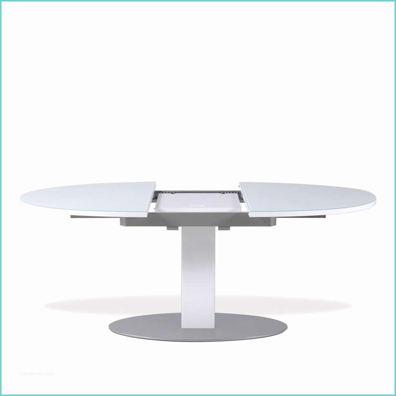 Table Ovale Extensible Blanche Table Verre Extensible but