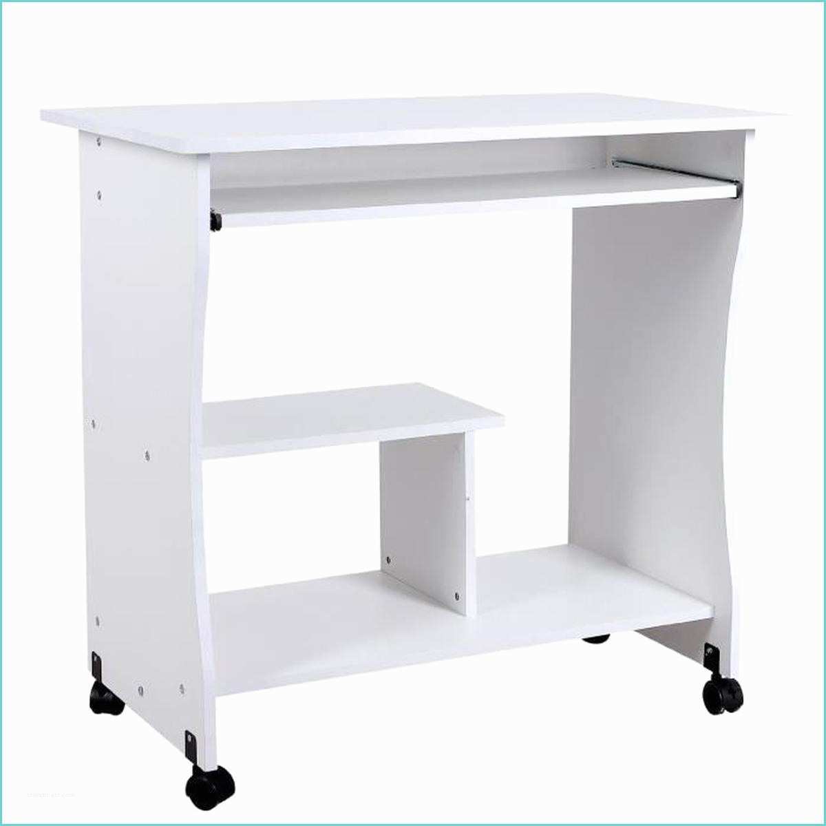 Table Pour ordinateur Et Imprimante Bureau Informatique Roulant Table Informatique Meuble De