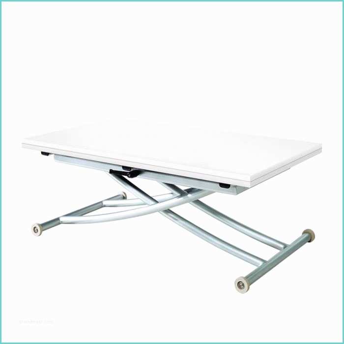 Table Relevable Fly Table Basse Relevable Blanc Fly