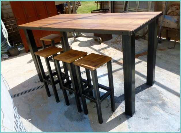Table Ronde 8 Personnes Ikea Brocantetendance Fabrication Création Meuble Industriel