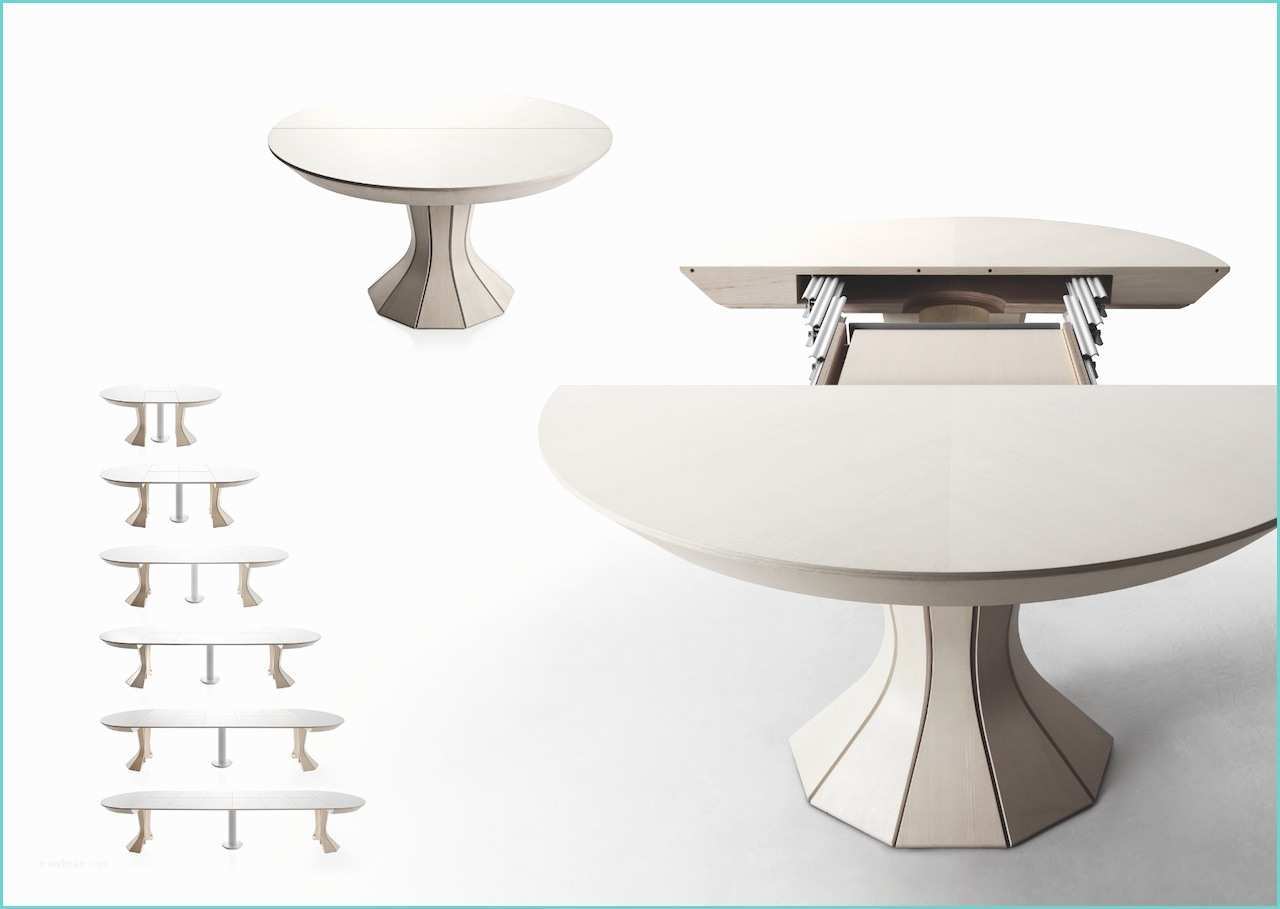 Table Ronde Design Avec Rallonge Table Ronde Blanche Avec Rallonge Table De Salle A Manger