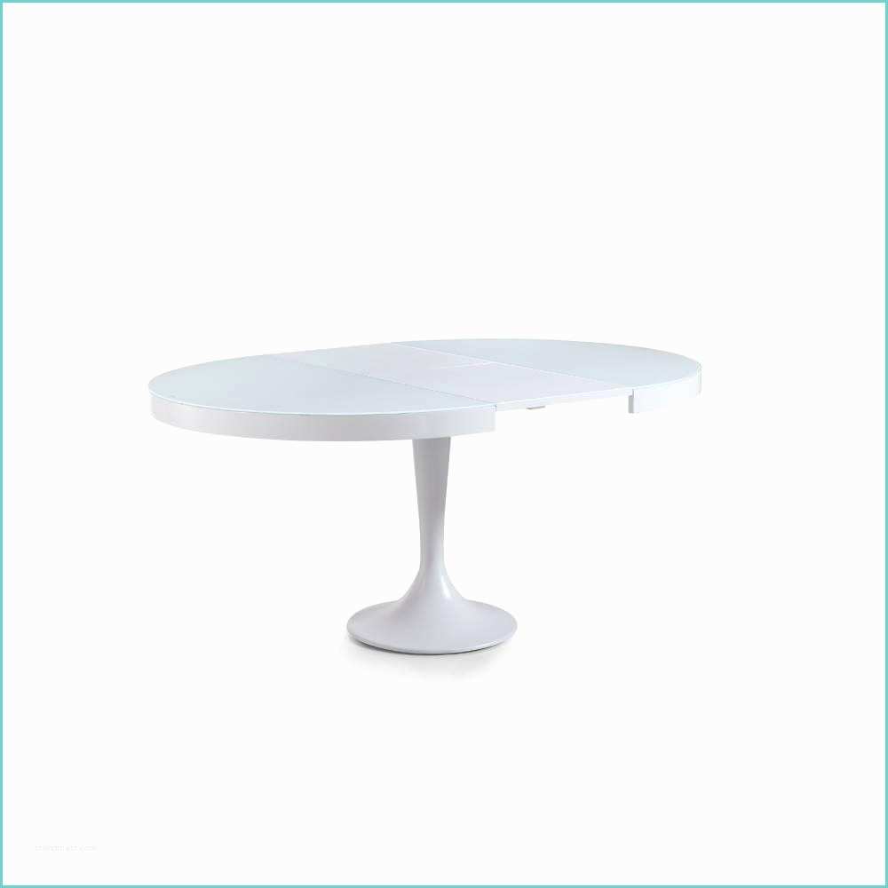 Table Ronde Laque Avec Rallonge Tables Design Au Meilleur Prix Table Ronde Extensible
