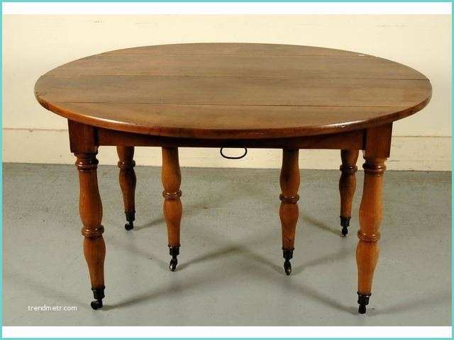 Table Ronde Louis Philippe Avec Rallonge Table Ronde Ancienne 4 Pieds Acheter Moins Cher Table