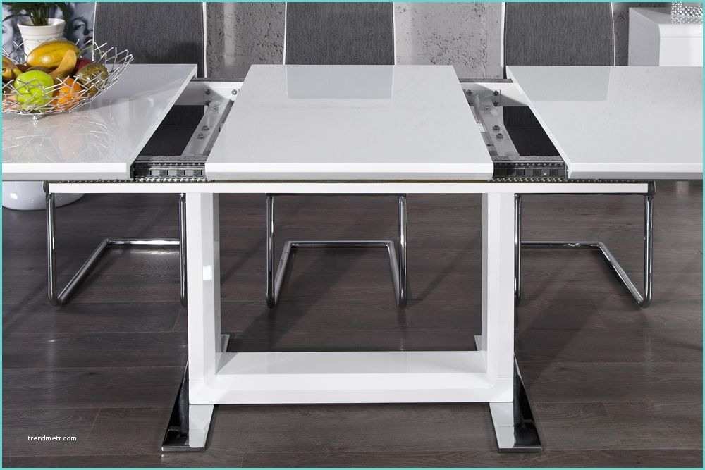 Table Salle Manger Extensible Table Salle A Manger Extensible Blanc Laque Table De Salle