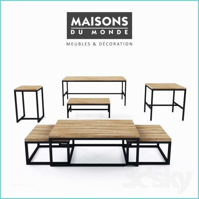 Table Tradition Maison Du Monde 3d Models Table Maisons Du Monde Long island Table