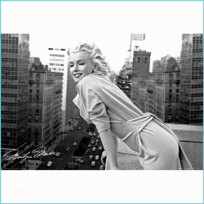 Tableau Marilyn Monroe Noir Et Blanc Noir Blanc De Marilyn Monroe City 61x91cm Achat