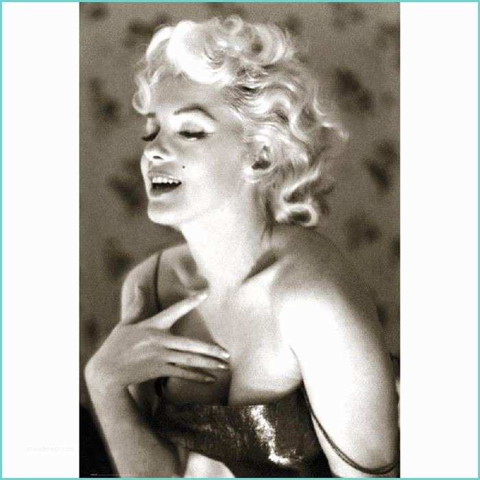 Tableau Marilyn Monroe Noir Et Blanc Noir Blanc De Marylin Monroe Glow 61x91cm Achat
