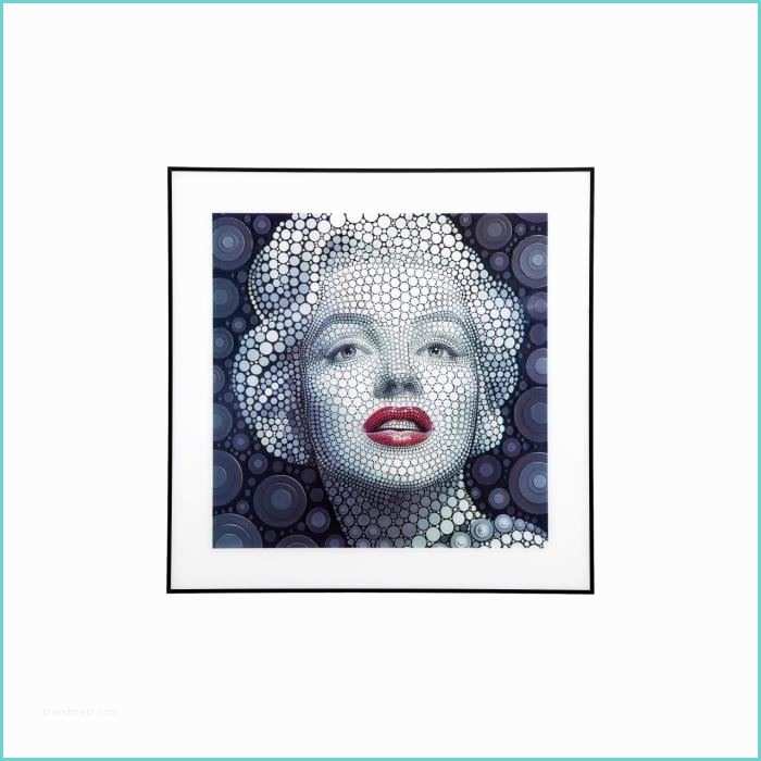 Tableau Marilyn Monroe Noir Et Blanc Tableau Marilyn Monroe Lenticulaire 3d 60x60 Cm Achat