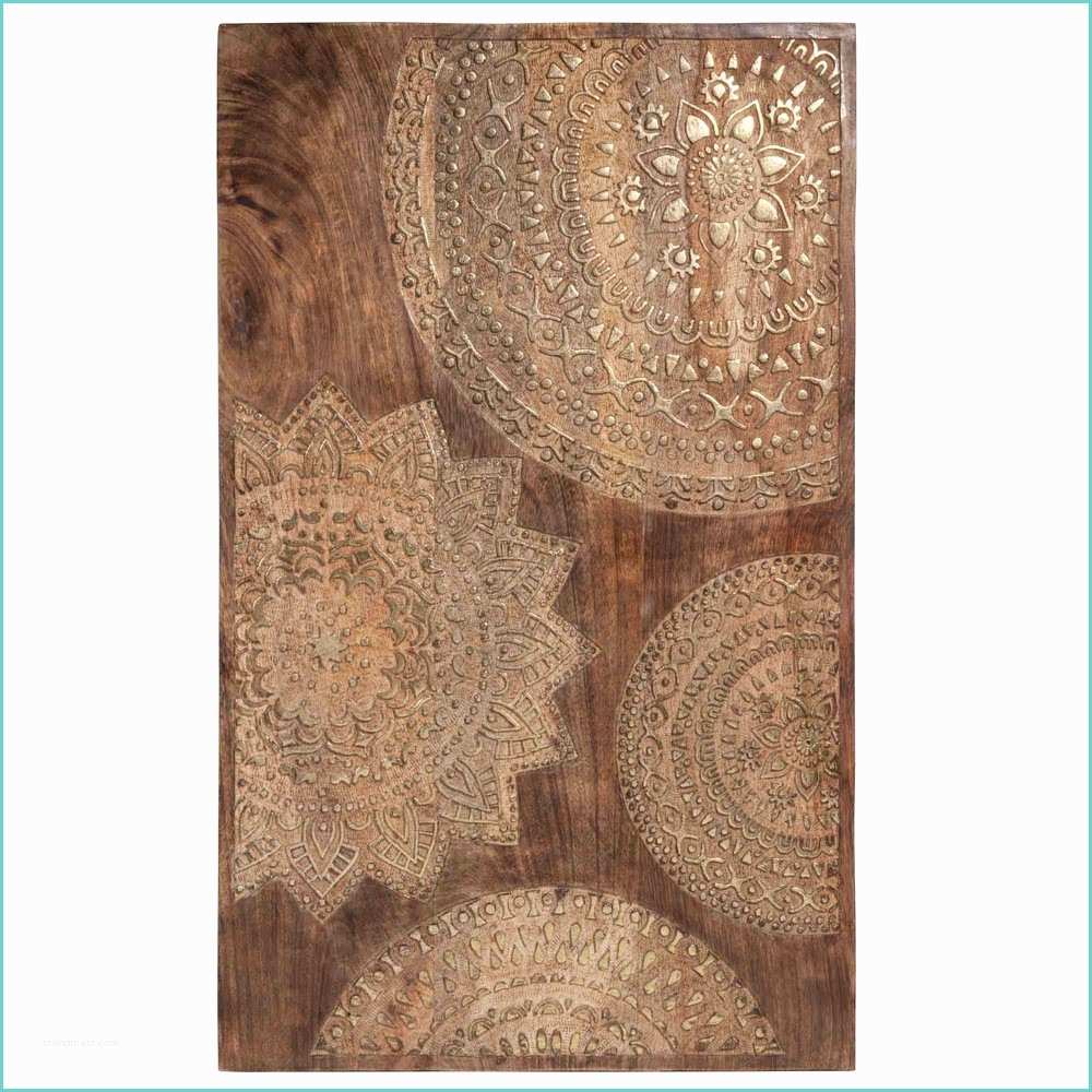 Tableau Memo Maison Du Monde Geschnitztes Bild Aus Holz 50 X 82 Cm Mandala