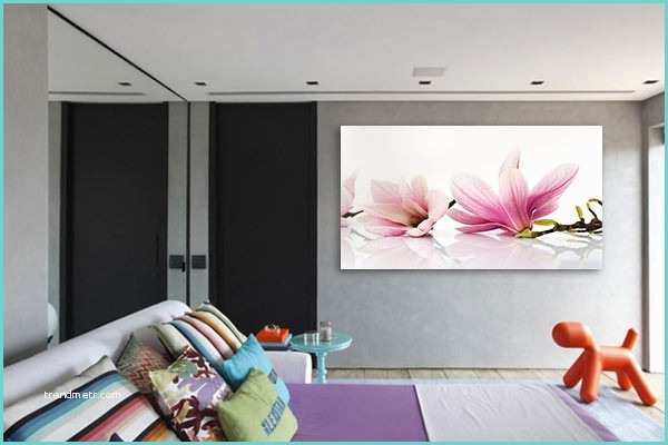 Tableau Moderne Pour Chambre Adulte Tableau Fleur Magnolia Izoa