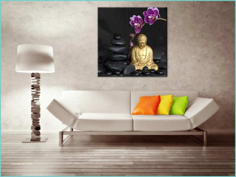 Tableau Pas Chere Tableau Déco Bouddha orchidée Décoration Murale Zen Pas