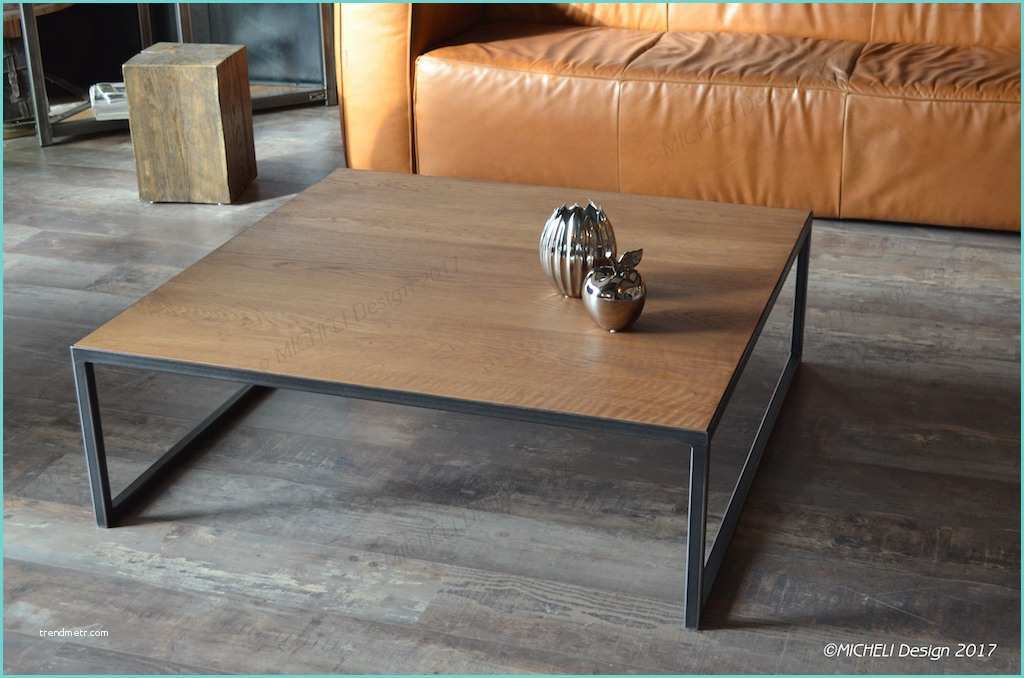 Tables Basses De Salon Contemporaines Table De Style Industriel Micheli Design