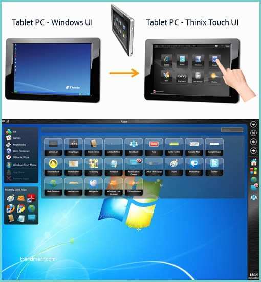 Tablette Tactile Windows 7 Deux Projets D Interface Tactile Optimisée Pour Les