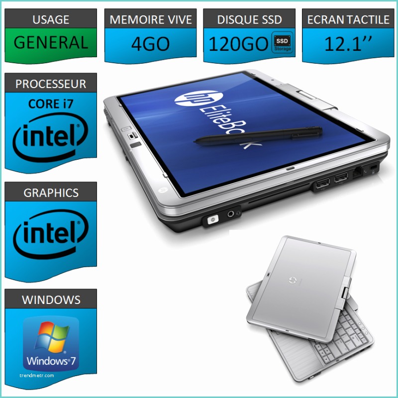 Tablette Tactile Windows 7 Tablette Portable Tactile Hp Elitebook 2760p Intel Core I5