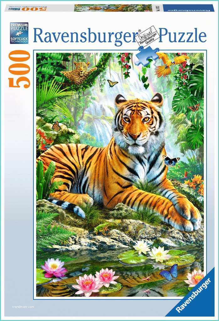 Tagre Sparateur De Pice Puzzle Tigre Dans La Jungle Ravensburger 500 Pièces
