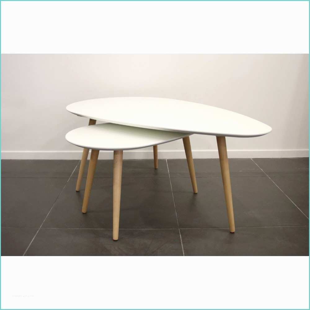 Tavolini Maison Du Monde Surf Table Basse Gigogne Blanche Achat Vente Tables