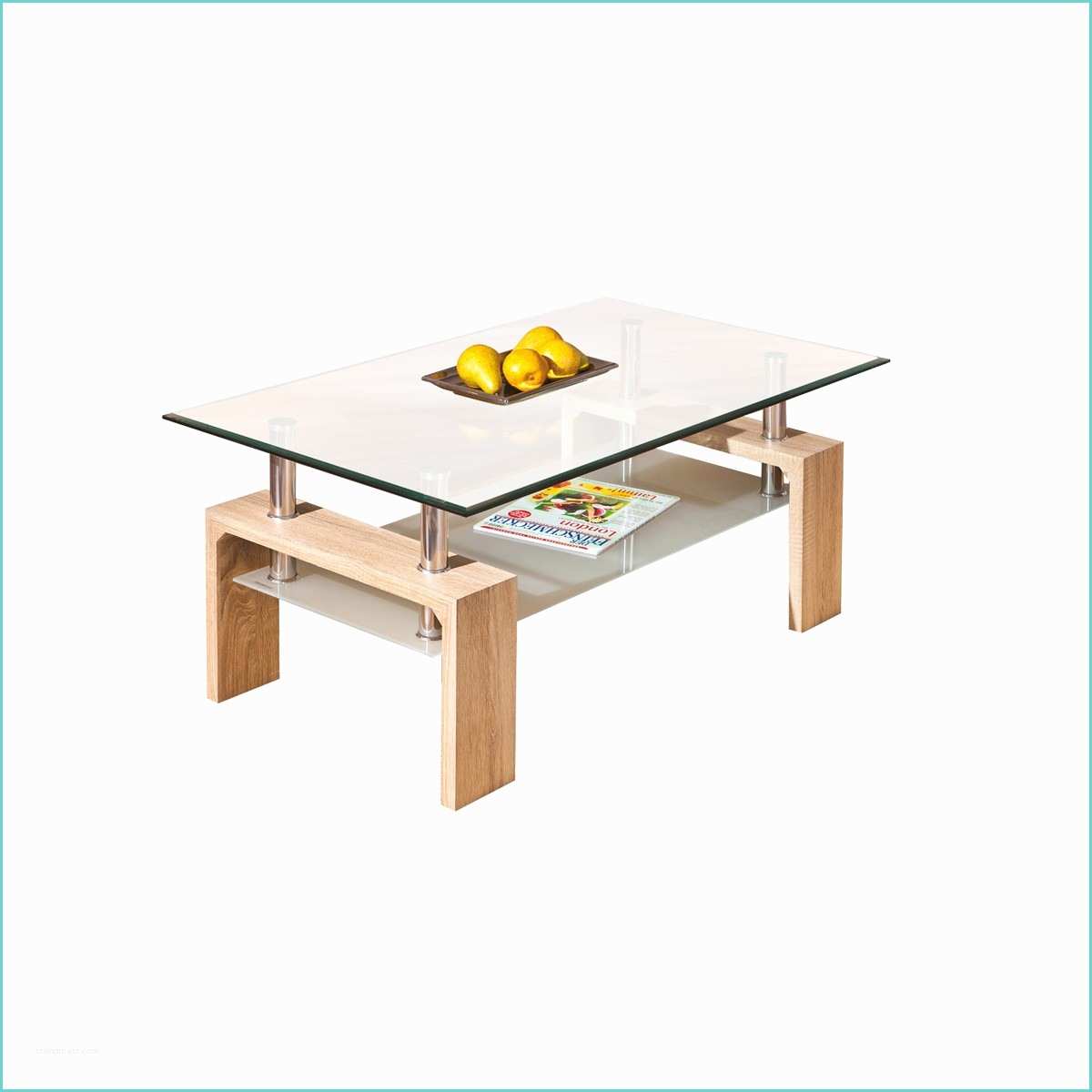 Tavolino Da Salotto In Vetro Tavolino Da Salotto In Legno E Vetro Design Moderno Con