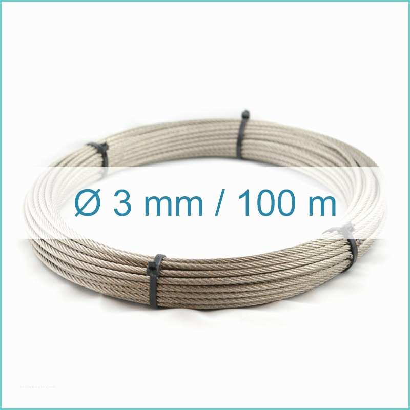 Tendeur Cable Inox 3mm Cable Inox 3mm 100m Erminox