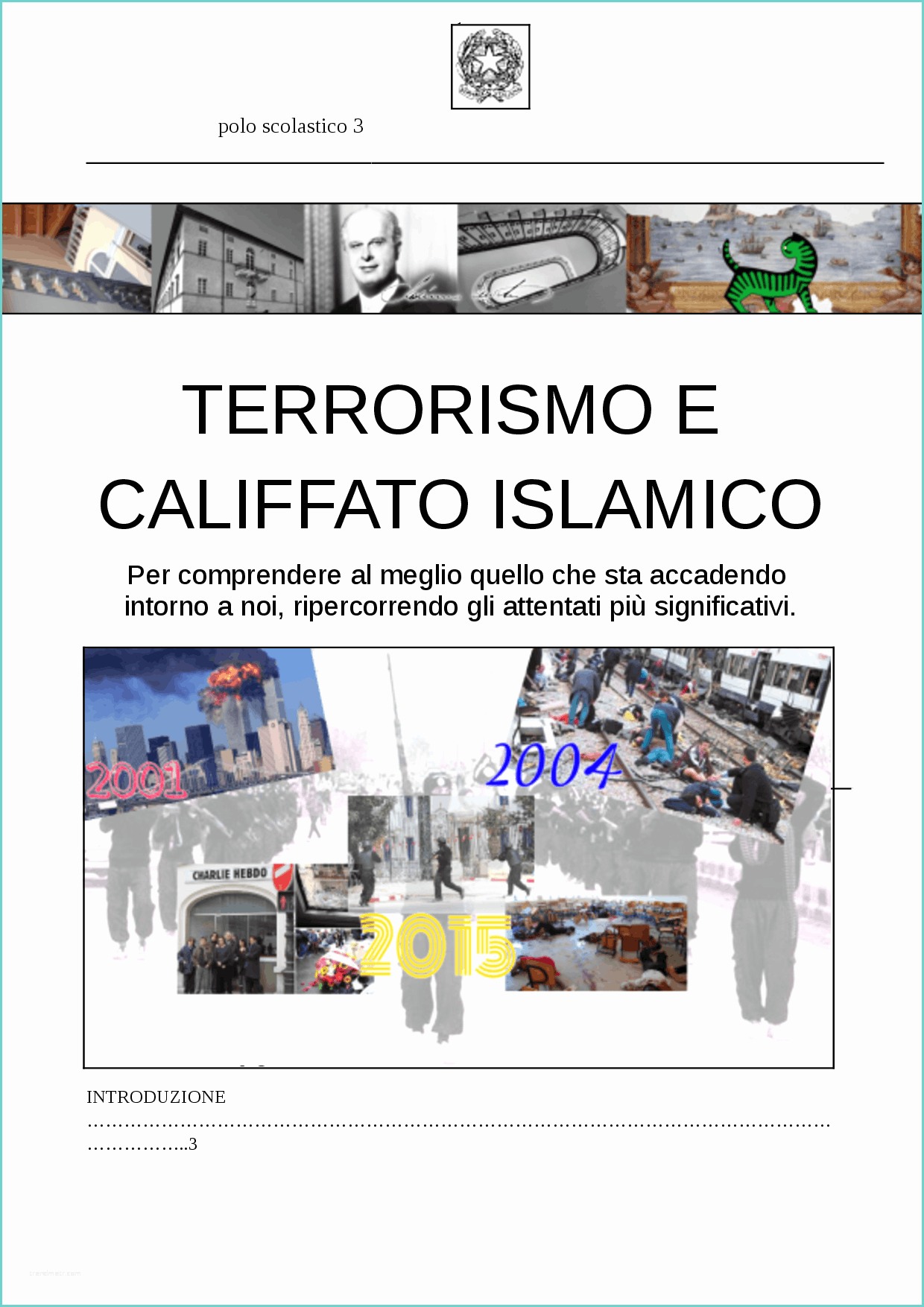 Tesina Cancello Automatico Terrorismo E Califfato islamico Salvataggio Automatico