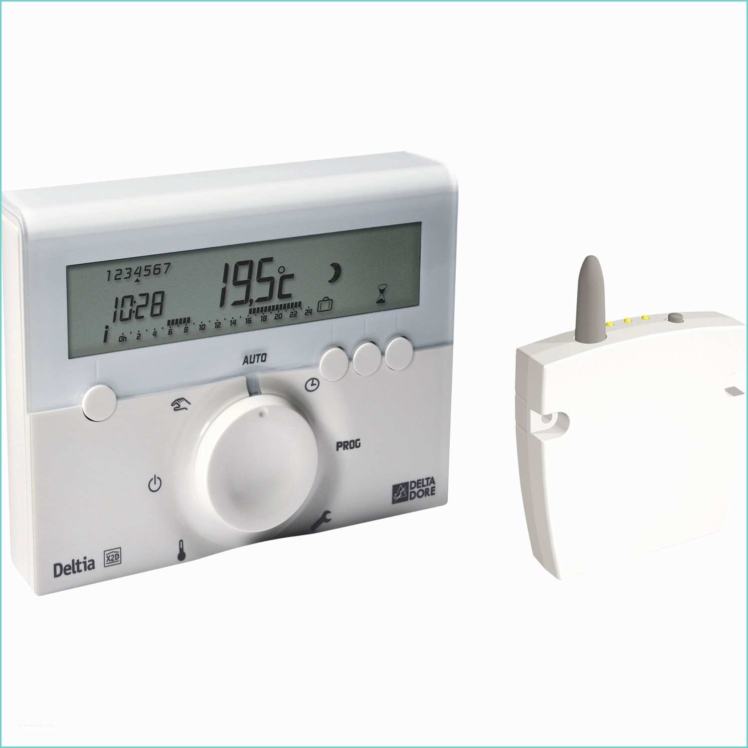 Thermostat Delta Dore Leroy Merlin Programmateur Sans Fil Delta Dore Deltia 8 33