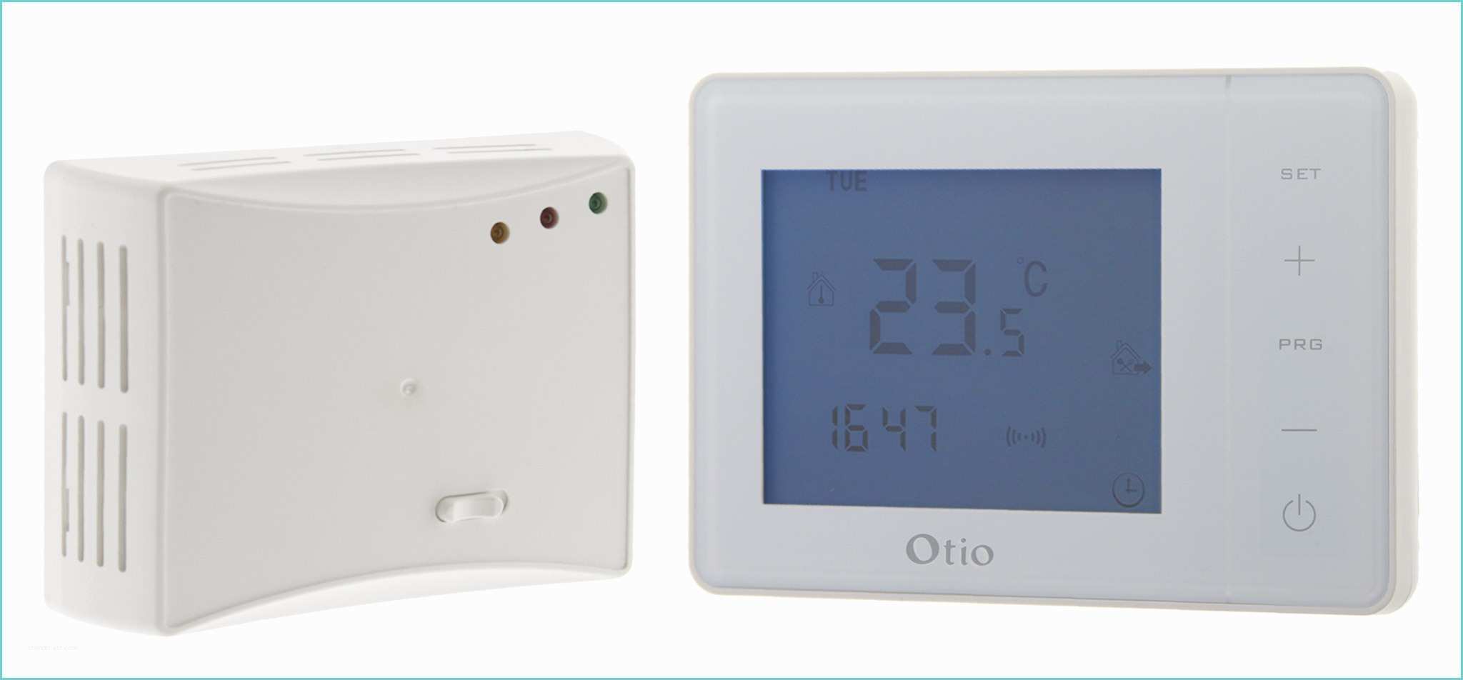 Thermostat Sans Fil Otio thermostat Programmable Sans Fil Blanc