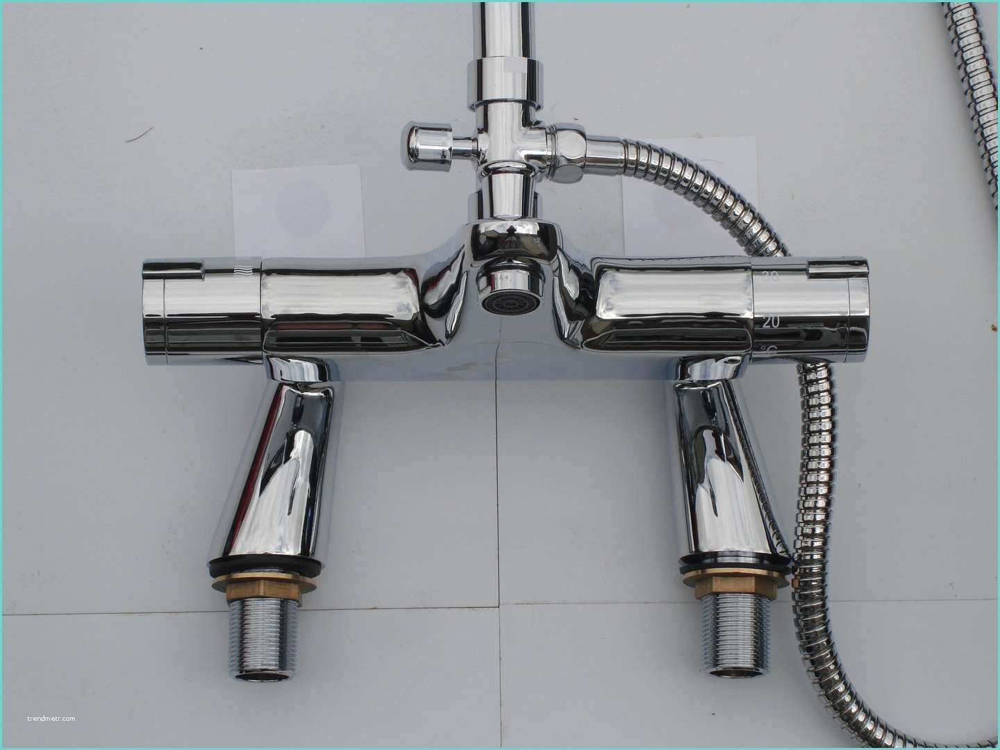 Thermostatic Shower Mixer Taps Deck thermostatic Bath Shower Mixer Taps Rigid Riser