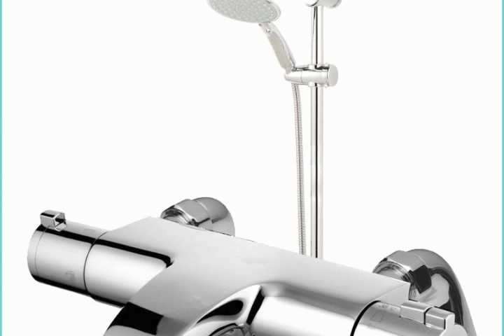 Thermostatic Shower Mixer Taps Deck Wall Mounted thermostatic Chrome Bathroom Bath Shower