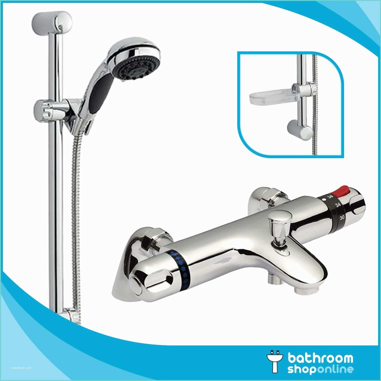 Thermostatic Shower Mixer Taps thermostatic Bath Shower Mixer Tap Deck or Wall Mounted