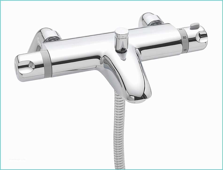Thermostatic Shower Mixer Taps Tre Mercati thermostatic Deck Mounted Bath Shower Mixer