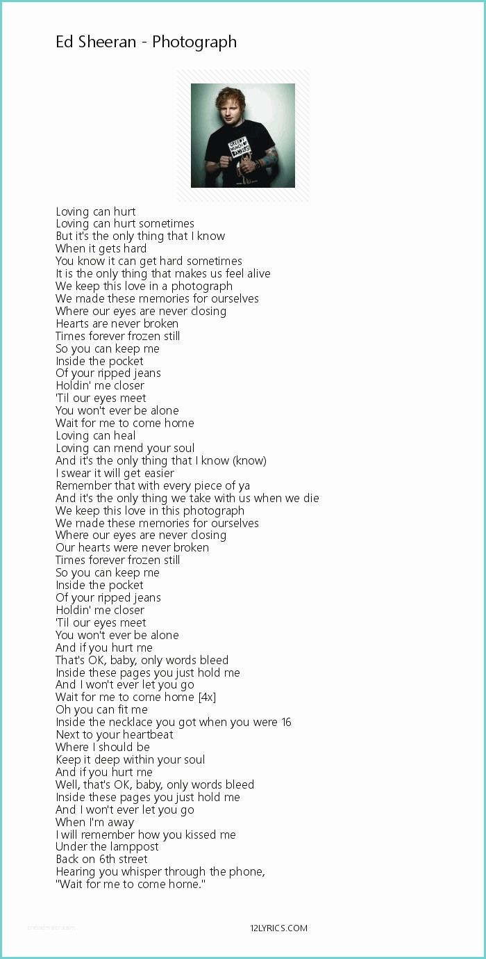 To Me You are Perfect Traduction Ed Sheeran Graph Lyrics Pdf 12lyrics