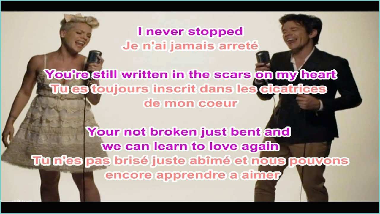 To Me You are Perfect Traduction Pink Just Give Me A Reason Lyrics Traduction Francaise