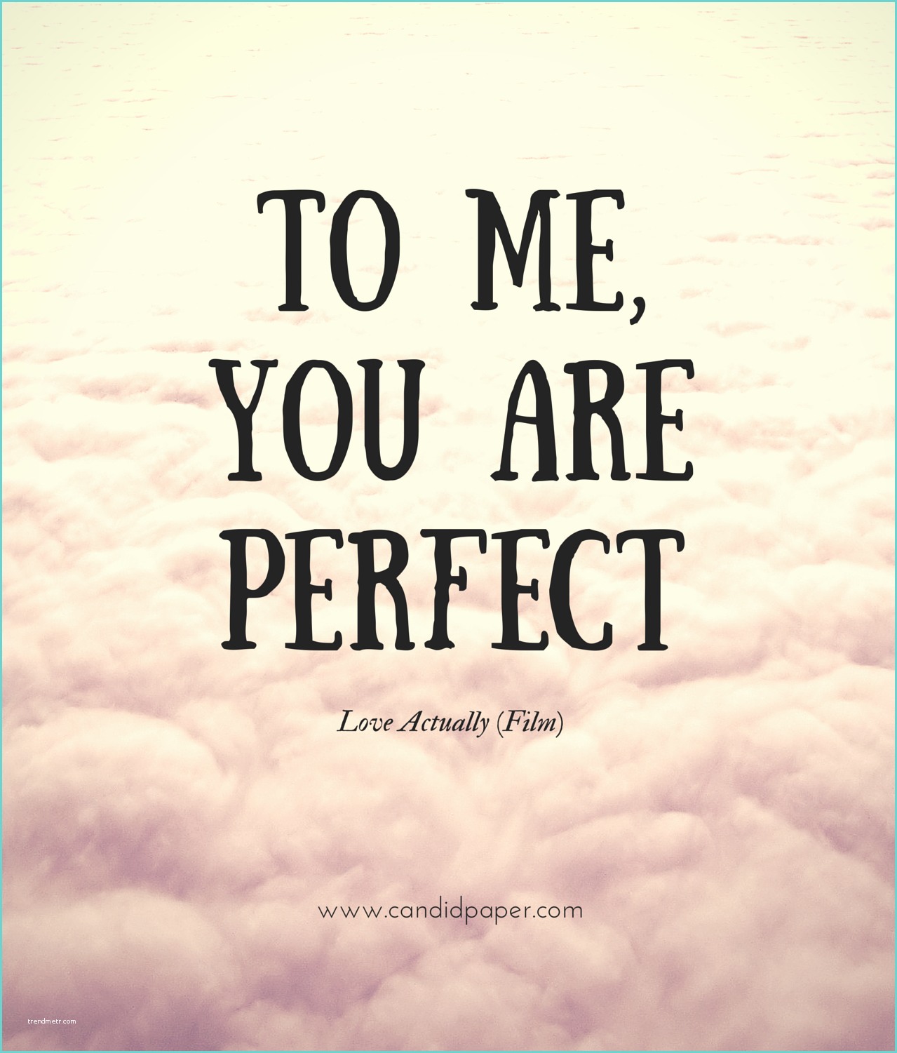 To Me You are Perfect Traduction to Me You are Perfect.