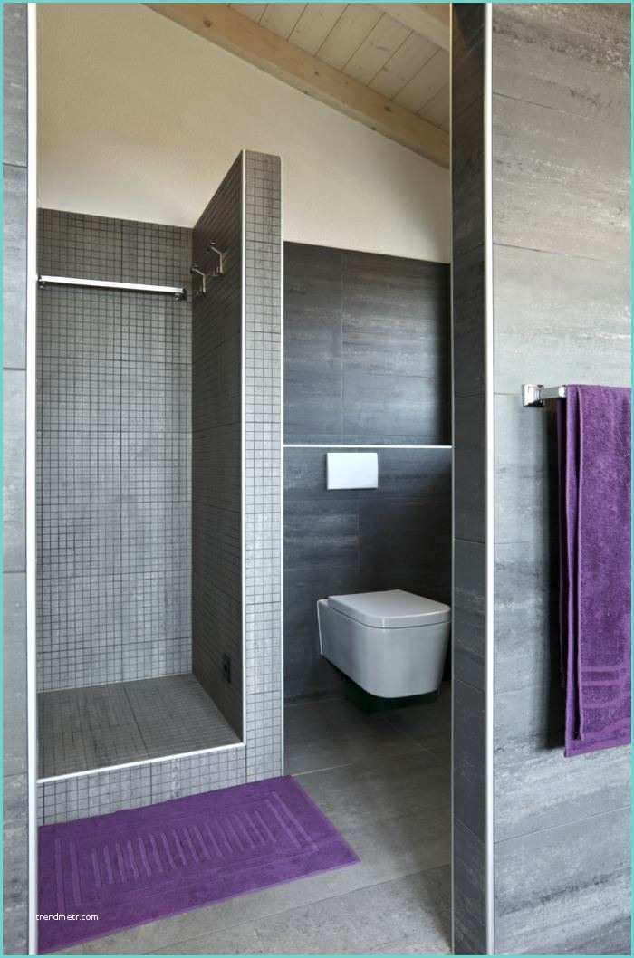 Toilette Et Douche Moderne Salle De Bains Design Avec Douche Italienne Photos Conseils