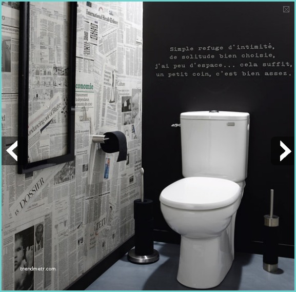 Toilettes Avec Papierpeint Deco toilette Idée Et Tendance Pour Des Wc Zen Ou Pop