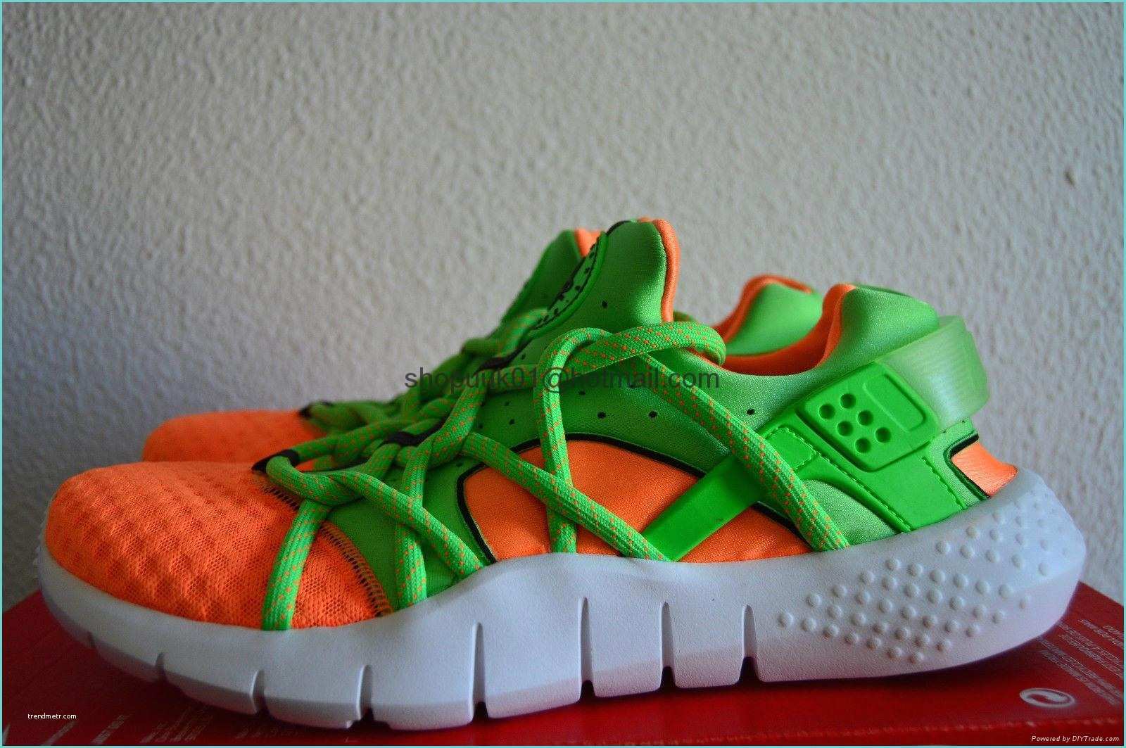 Total Sports Shoes Nike Huarache Nm 800 total orange Anthrct Psn Green