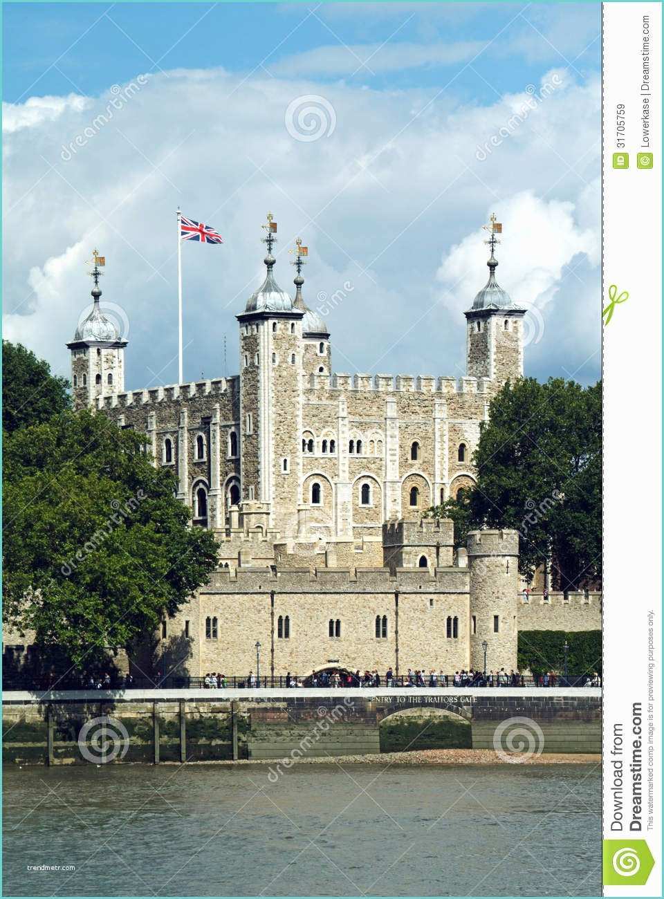 Tour De Porte Entrée De Porte De Traîtres à La tour De Londres