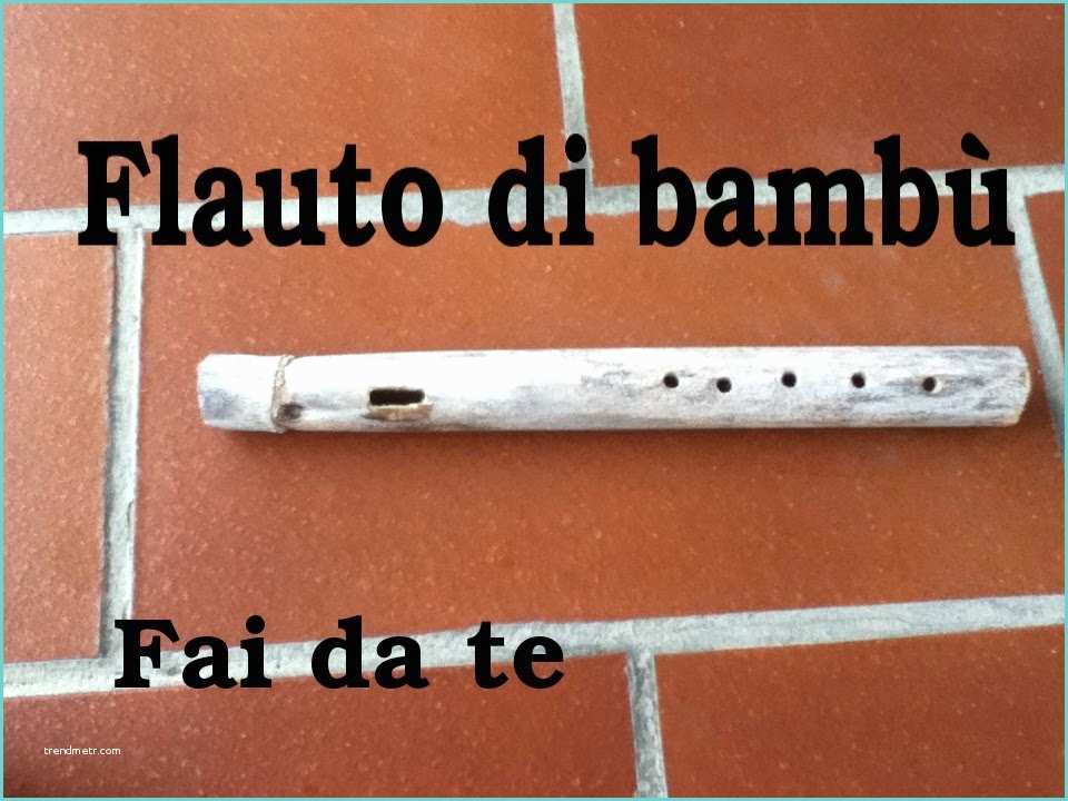 Trespolo Pappagallo Fai Da Te Fai Da Te Flauto Traverso Di Bambù Funzionante