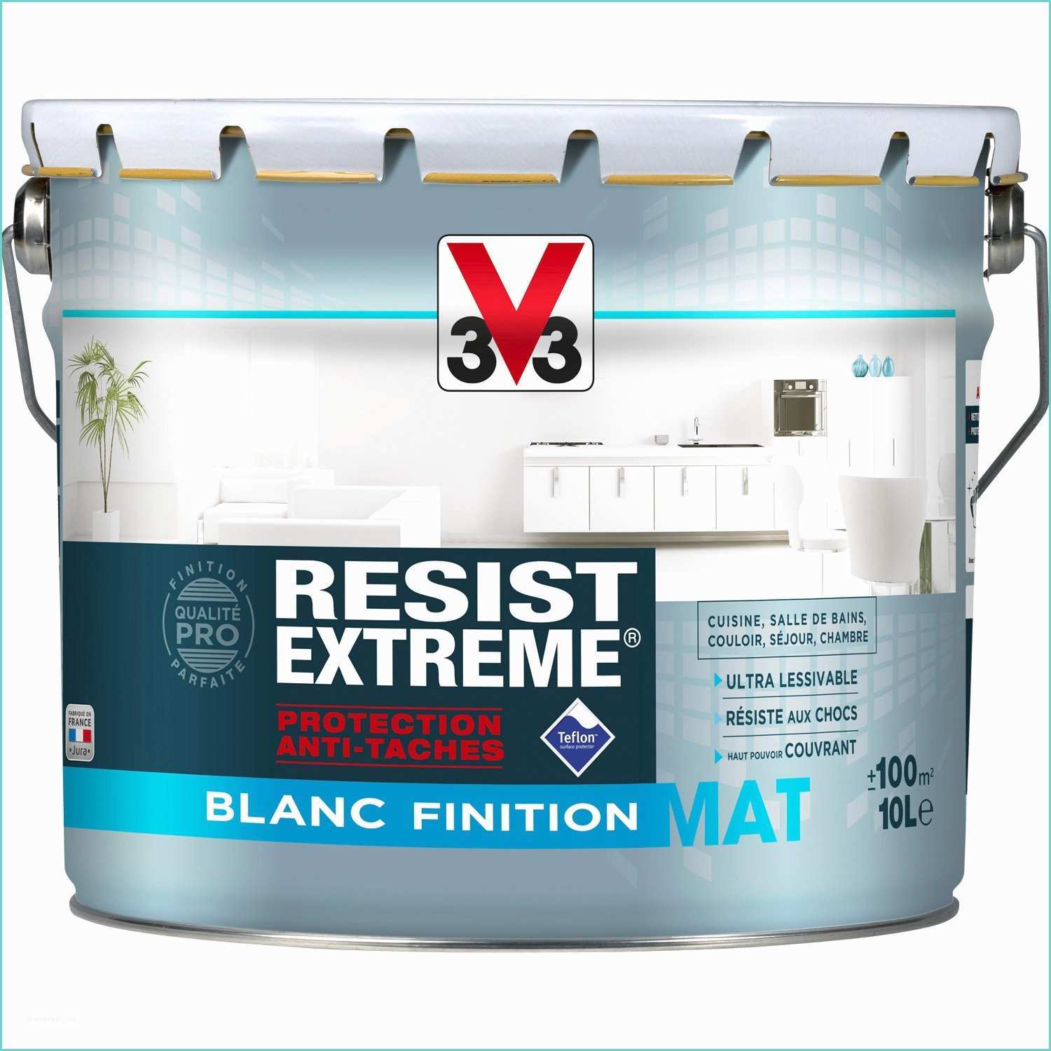V33 Climat Extreme Peinture Blanche Mur Plafond Et Boiserie Resist Extrême