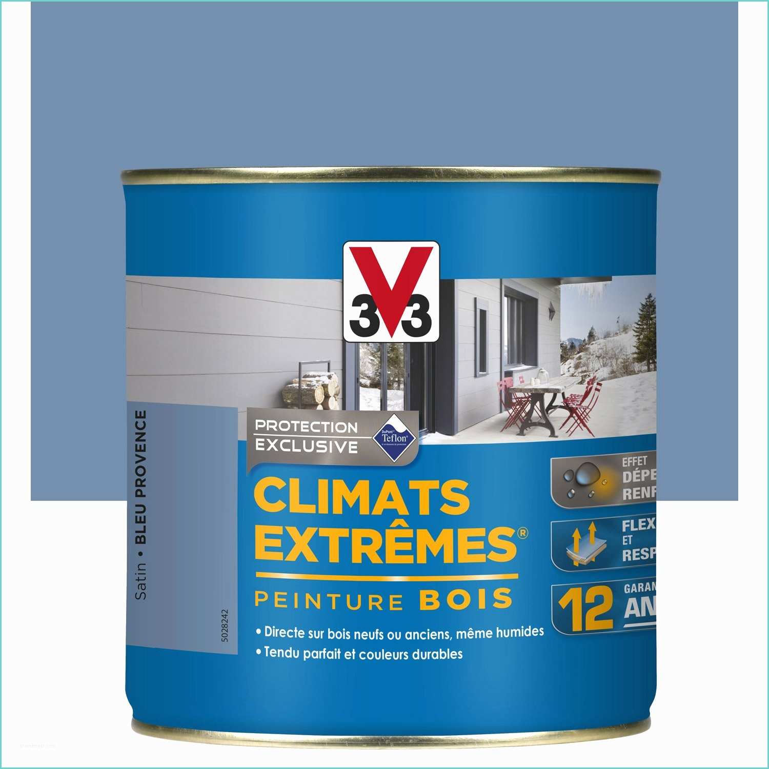 V33 Climat Extreme Peinture Bois Extérieur Climats Extrêmes V33 Bleu