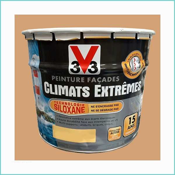 V33 Climat Extreme Peinture V33 Façade Climats Extrêmes Terre D Ocre Pas Cher